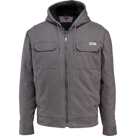 Wolverine Men's Lockhart Canvas Regular Jacket - Granite - W1204970-045 Small / Whiskey - Overlook Boots