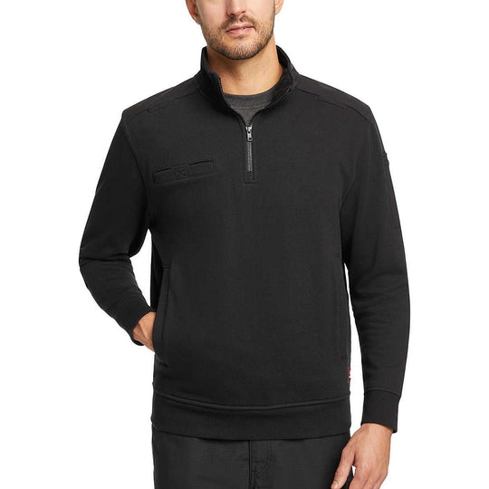Wolverine Camisa de Trabajo para Hombre, Medio Cierre - Negro - W1208220-003