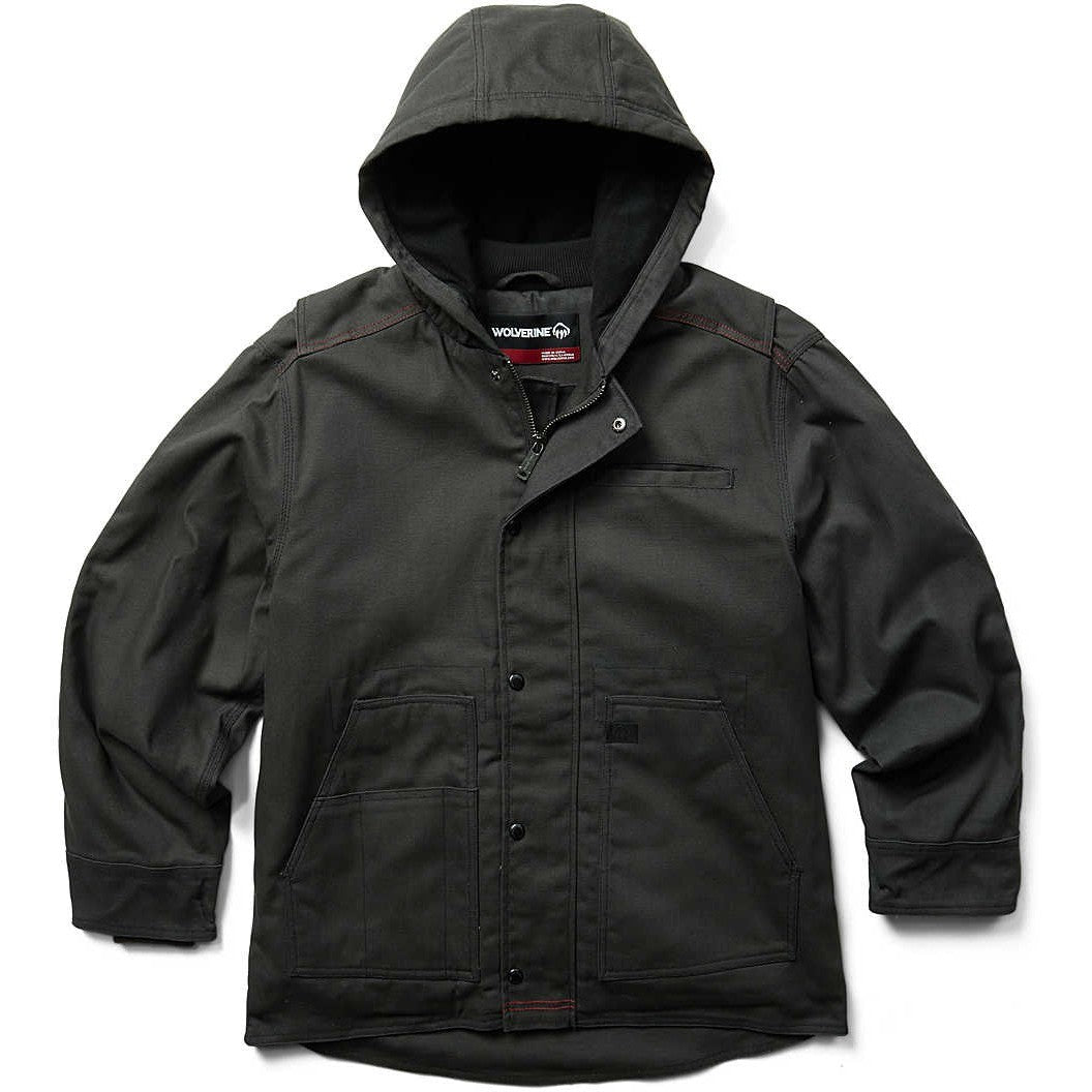 Wolverine Men's Guardian Cotton Work Jacket Onyx - W1208510-031 Small / Onyx - Overlook Boots