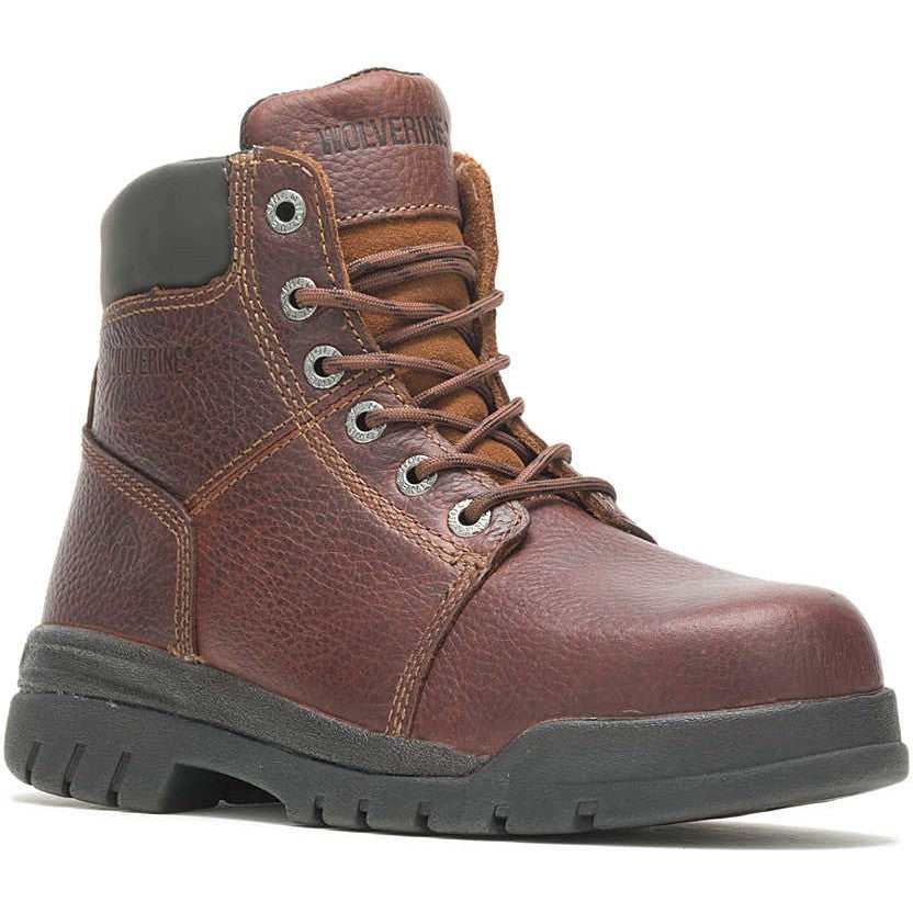 Wolverine Men's Marquette 6" Steel Toe Work Boot - Walnut - W04713 7 / Medium / Brown - Overlook Boots