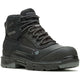 Wolverine Men's Overpass 6" Safety Toe Waterproof Composite Toe Work Boot -Black- W080167 7 / Medium / Black - Overlook Boots