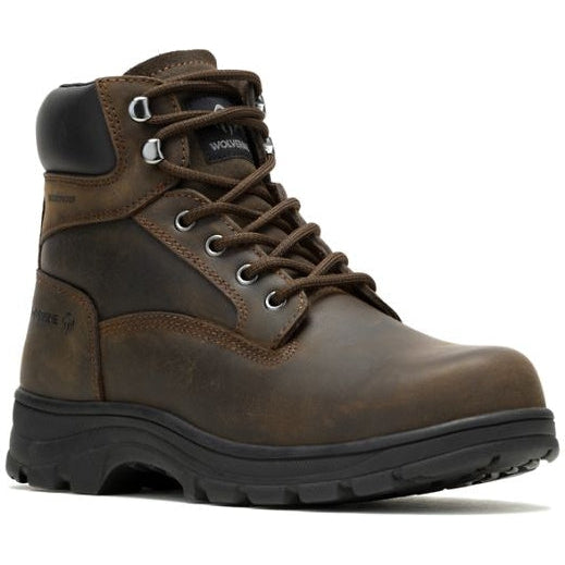 Wolverine Men's Carlsbad Steel Toe Waterproof Work Boot - Brown - W230063 - Overlook Boots