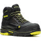 Wolverine Men's Overpass 6" Safety Toe Waterproof Composite Toe Work Boot -Black- W241171 7 / Medium / Black - Overlook Boots