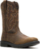 Wolverine Men's Rancher Level Steel Toe Waterproof Western Work Boot - Coffee - W251049 7 / Medium / Dark Coffee - Overlook Boots
