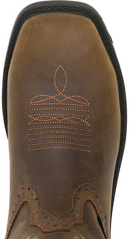 Wolverine Men's Rancher Level Steel Toe Waterproof Western Work Boot - Coffee - W251049 - Overlook Boots