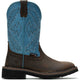 Wolverine Women's Rancher Arrow Steel Toe Waterproof Western Work Boot- Blue- W241053 5 / Medium / Blue - Overlook Boots