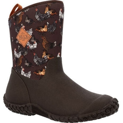 Muck Women's Muckster II Mid Waterproof Ankle Work Boot -Brown- WM29CK  - Overlook Boots