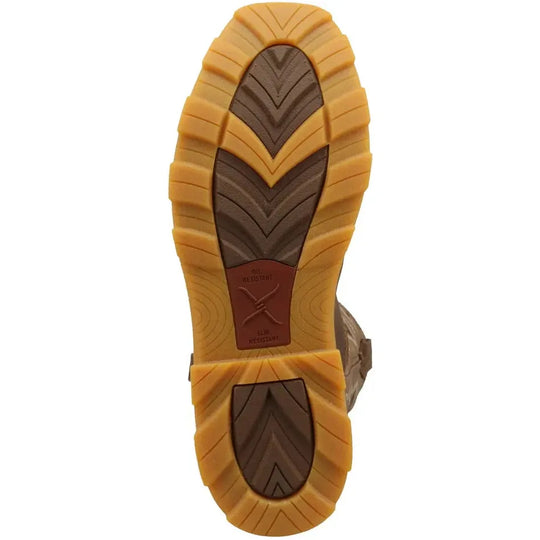 Twisted X Women's UltraLite X 11" Square Toe Western Work Boot - Bison - WULN002 - Overlook Boots