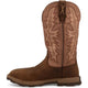 Twisted X Women's UltraLite X 11" Composite Toe Pull On Western Work Boot - Tobacco Brown - WULN004 - Overlook Boots