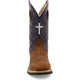 Twisted X Women's CellStretch 11" Alloy Toe Waterproof Western Work Boot - Brown & Navy - WXBAW01 - Overlook Boots