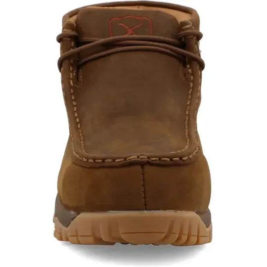 Twisted X Women's CellStretch Composite Toe Chukka Driving Work Boot - Distressed Saddle - WXCC001 - Overlook Boots