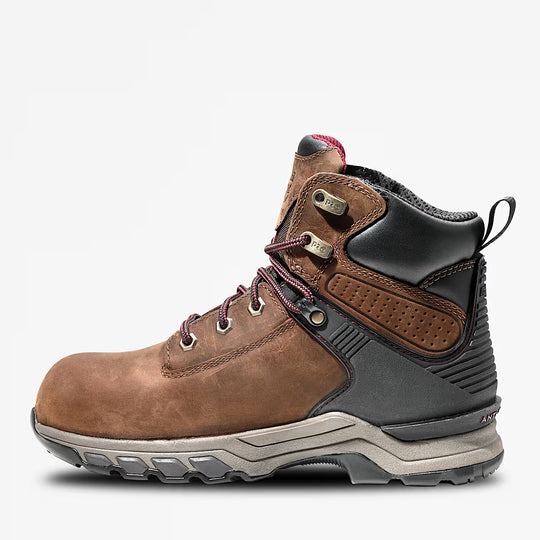 Timberland PRO Women's Hypercharge 6" Composite Toe Waterproof Work Boot - Brown - TB1A4115214 - Overlook Boots