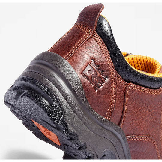 Timberland Pro Women's TiTAN Alloy Toe Oxford Work Shoe- Brown- TB163189214 - Overlook Boots