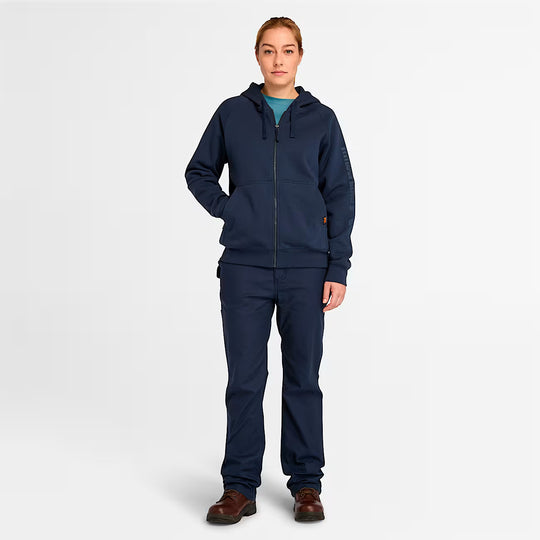 Timberland Pro Hood Honcho Sport Sudadera con Capucha para Mujer - Azul Marino - TB0A5X8K019 - Imagen 2