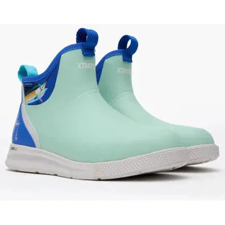 Xtratuf Men's Guy Harvey 6" Waterproof Ankle Deck Sport Boot - Sailfish - XADSMGH2 - Overlook Boots