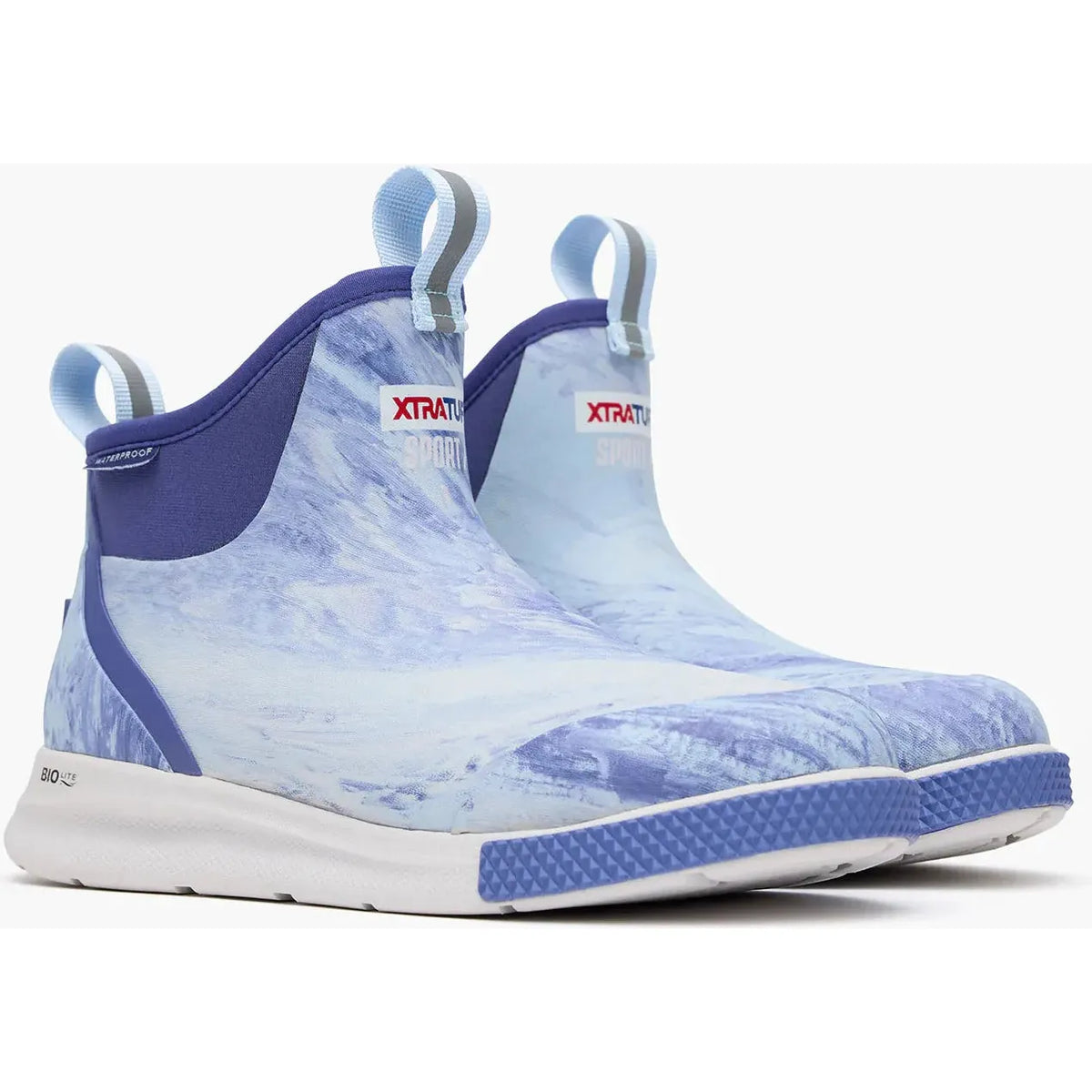 Xtratuf Women's Ankle Deck 6" Waterproof Sport Boot- Blue - XADSW201 - Overlook Boots