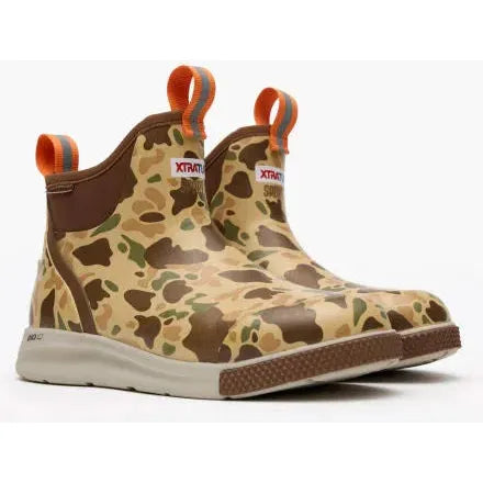 Xtratuf Women's Ankle Deck 6" Waterproof Sport Boot - Camo - XADSWDCM - Overlook Boots