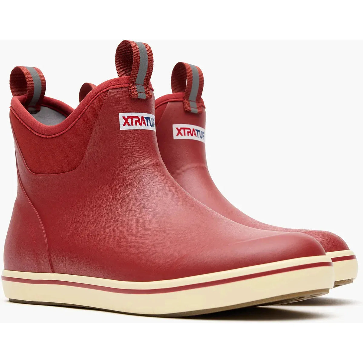 Xtratuf Men's Ankle 6" Waterproof Moisture Wicking Deck Boot - Red - XMAB602 - Overlook Boots