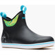 Xtratuf Men's Ankle 6" Waterproof Guy Harvey Deck Boot - Black - XMABGH00 7 / Medium / Black Mahi - Overlook Boots