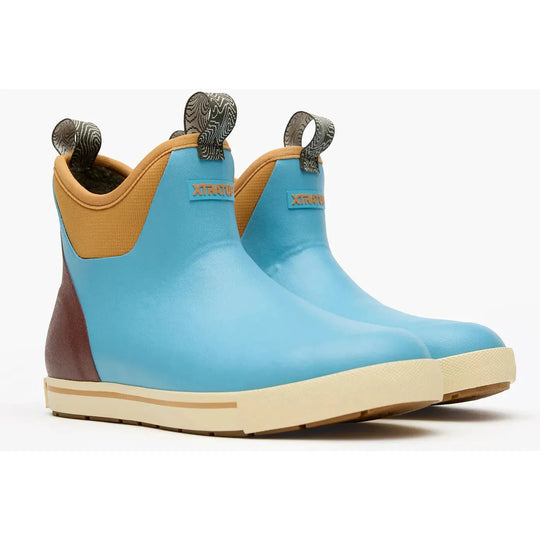 Xtratuf Men's Camp Fleece Lined 6" Waterproof Ankle Deck Boot - Blue - XMADBC20 - Overlook Boots