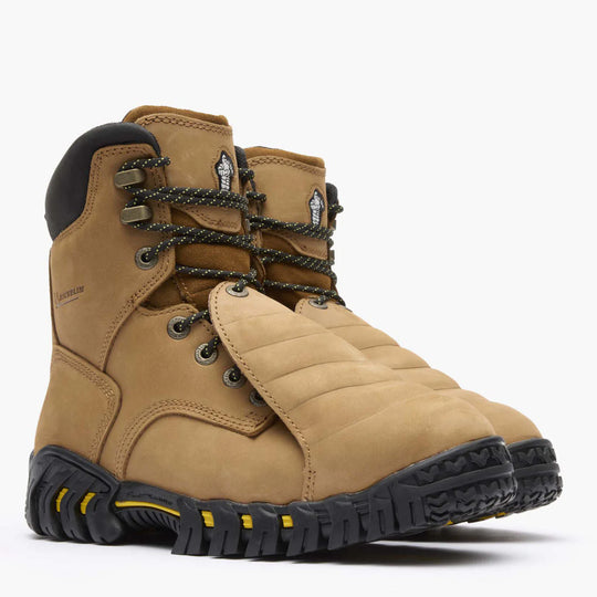 Michelin Men's Pilot Sledge Toe Metatarsal Work Boot -Brown- XPX781 7.5 / Medium / Brown - Overlook Boots