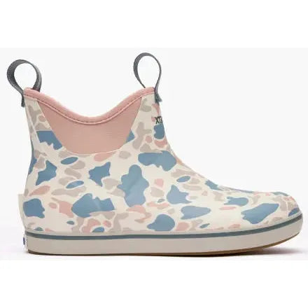 Xtratuf Women's Ankle Deck 6" Waterproof Pull On Boot - Ivory - XWAB4DC - Overlook Boots