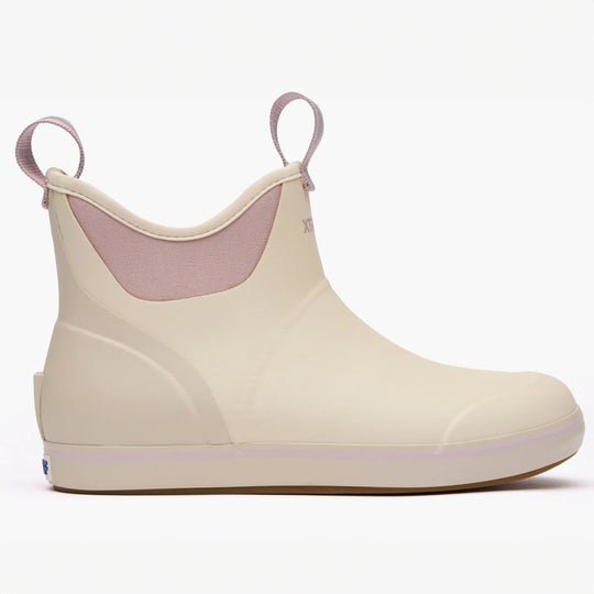 Xtratuf Women's Ankle Deck 6" Waterproof Pull On Boot - Ivory - XWAB902 - Overlook Boots