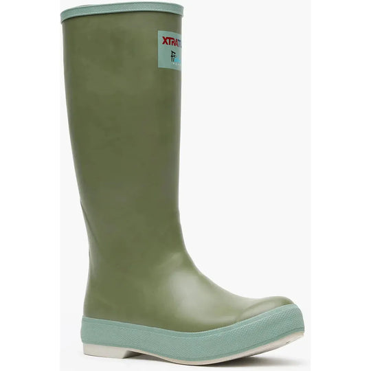 Xtratuf Women's Legacy 15" Waterproof Slip Resistant Work Boot - Grey - XWL10FBB 5 / Medium / Legacy Grey Boho Bass - Overlook Boots