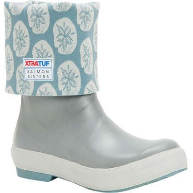 Xtratuf Women's Salmon Sisters 15" Waterproof Legacy Work Boot -Grey- XWL1SD 6 / Medium / Green - Overlook Boots