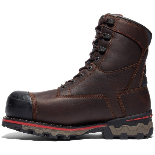 Timberland PRO Men's Boondock 8" Composite Toe Waterproof 1000G Insulated Work Boot - Brown - TB1A128P214 - Overlook Boots