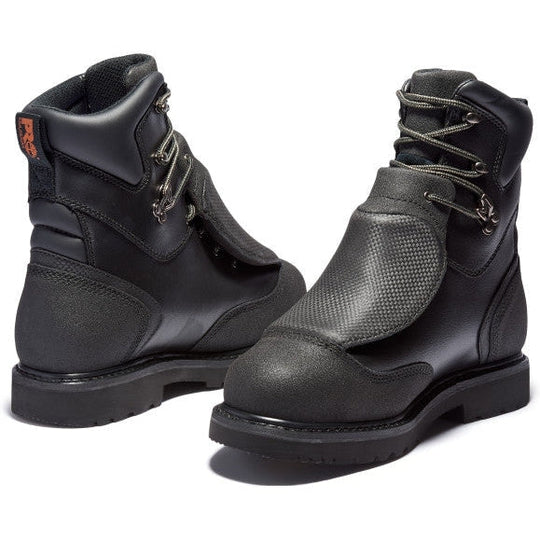 Timberland PRO Men's 8" Steel Toe Waterproof Ext Metguard Work Boot TB153530001 - Overlook Boots
