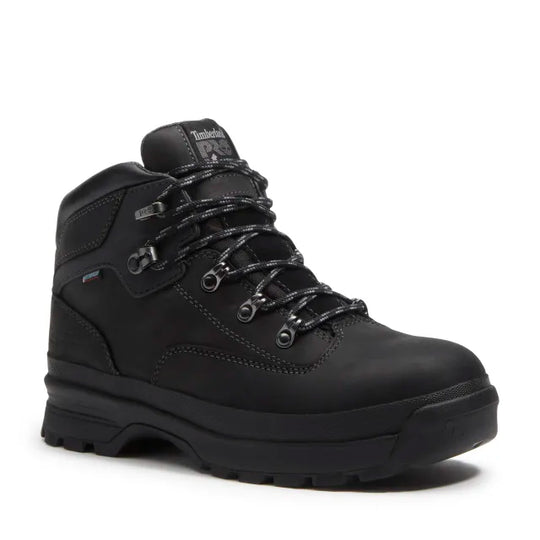 Timberland Pro Men's Euro Hiker XT Alloy Toe WP Work Boot - Black - TB0A5XSQEPV1 7 / Medium / Black - Overlook Boots