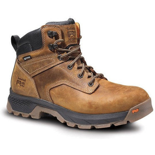 Timberland Pro Men's Titan Evolution 6" Soft Toe Waterproof Work Boot- Brown- TB1A5M2T214 - Overlook Boots