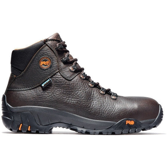 Timberland PRO Men's TiTAN Trekker Alloy Toe Waterproof Work Boot - Dark Brown - TB185520214 - Overlook Boots