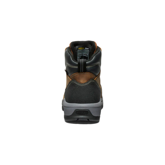 Keen Women's ESD Evanston 6" Carbon Toe Waterproof Work Boot - Brown - 1029391 - Overlook Boots