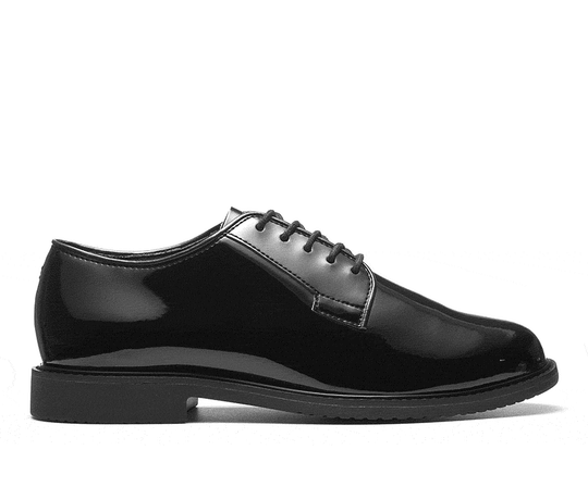 Bates Men's Sentry High Gloss Oxford Duty Shoe - Black - E01842 - Overlook Boots