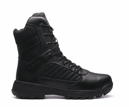 Bates Women's Tactical Sport 2 Side Zip Tall Work Boot - Black - E03580 - Overlook Boots
