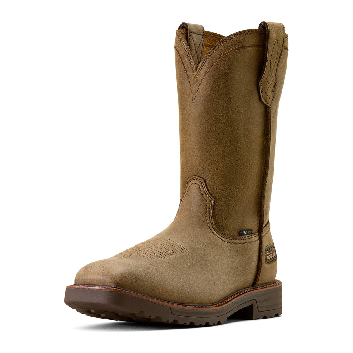 Ariat Men's Activator 11" Steel Toe Western Work Boot - Brown Bomber - 10074291 7 / Medium / Brown Bomber - Overlook Boots