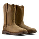 Ariat Men's Activator 11" Steel Toe Western Work Boot - Brown Bomber - 10074291 - Overlook Boots