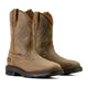 Ariat Men's Sierra Shock Shield 10" Steel Toe Western Work Boot - Brown Bomber - 10077013 - Overlook Boots