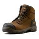 Ariat Men's Turbo Duratread CSA 6" Carbon Toe Waterproof Puncture Resistant Work Boot - Brown - 10077101 6 / Medium / Brown - Overlook Boots