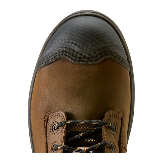 Ariat Men's Turbo Duratread CSA 6" Carbon Toe Waterproof Puncture Resistant Work Boot - Brown - 10077101 - Overlook Boots