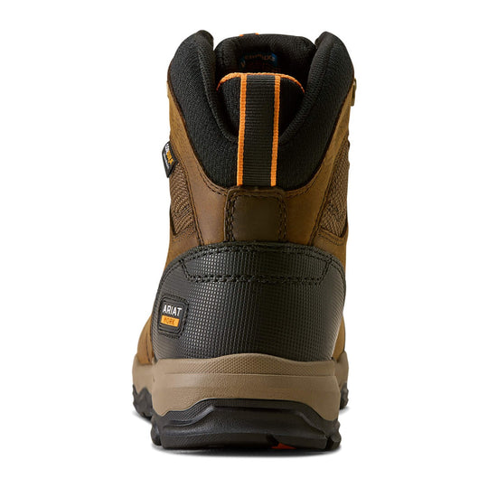 Ariat Men's Stryker Neo 6" Soft Toe Waterproof Work Boot - Dark Brown - 10080339 - Overlook Boots