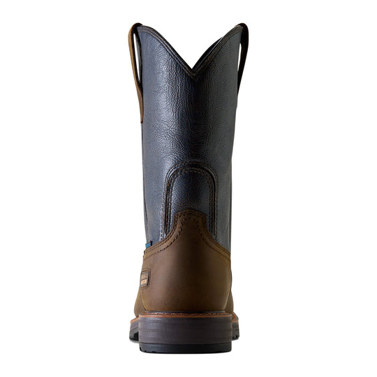 Ariat Men's Activator Patriot 11" Steel Toe Waterproof Western Work Boot - Brown - 10080349 - Overlook Boots