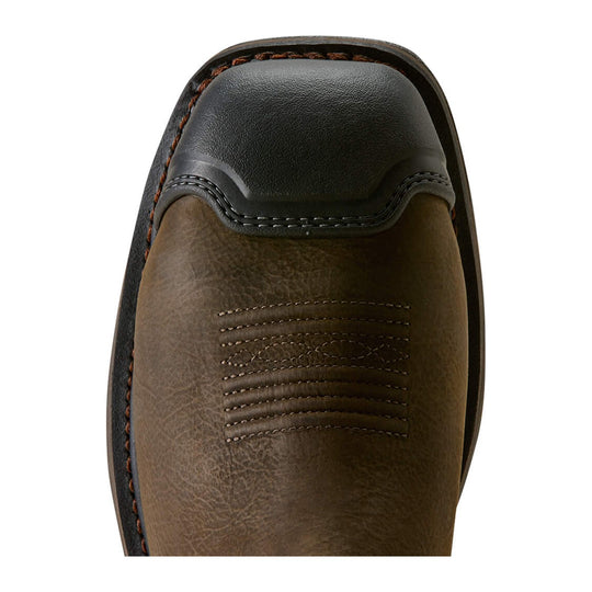 Ariat Men's WorkHog Full Boar 11" Composite Toe Waterproof Western Work Boot - Brown - 10082161 - Overlook Boots