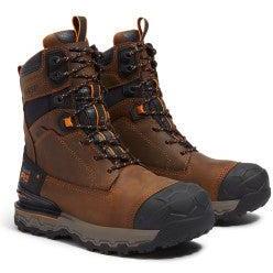 Timberland Pro Men's Boondock Ultralight 8" Composite Toe Waterproof 400G Insulated Work Boot - Brown - TB0A646FEM4 - Overlook Boots
