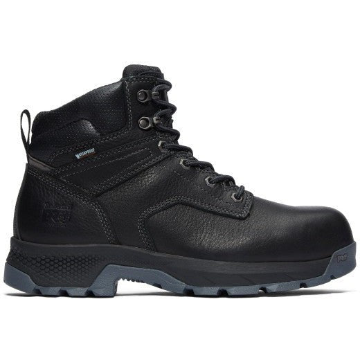 Timberland PRO Men's Titan EV 6" Composite Toe Waterproof Work Boot - Black - TB1A42GN001 - Overlook Boots