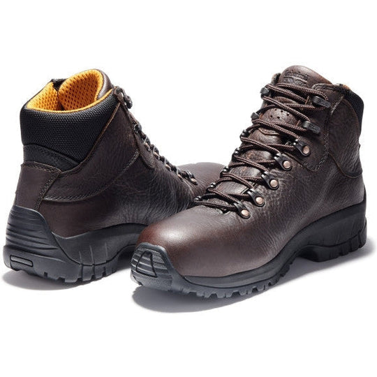 Timberland PRO Men's TiTAN Trekker Alloy Toe Waterproof Work Boot - Dark Brown - TB185520214 - Overlook Boots