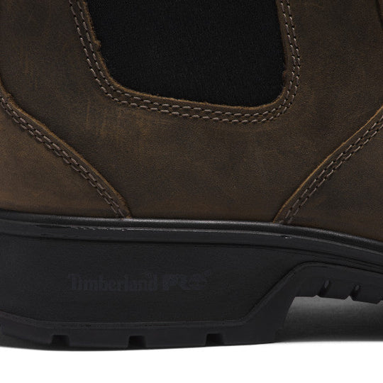 Timberland PRO Men's Nashoba Composite Toe Chelsea Work Boot - Brown - TB1A2CFX214 - Overlook Boots