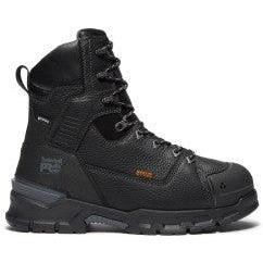 Timberland PRO Men's Endurance EV CSA 8" Composite Toe Waterproof Met Guard Work Boot - Black - TB0A63V6W02 - Overlook Boots